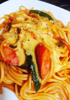 ナポリタン♪濃厚ソースがけ♪♪-レシピのメイン写真