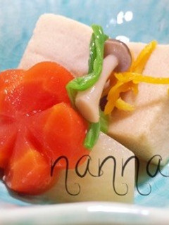 優しい味☆高野豆腐とお野菜の煮物-レシピのメイン写真