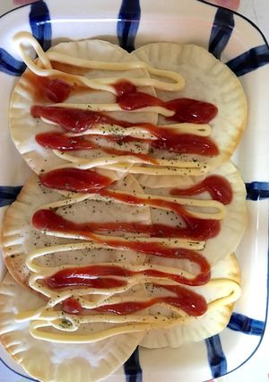 簡単余った餃子皮をおつまみに変身-レシピのメイン写真