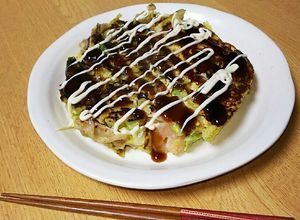 ☆糖質制限☆キャベツの粉ナシお好み焼き風-レシピのメイン写真