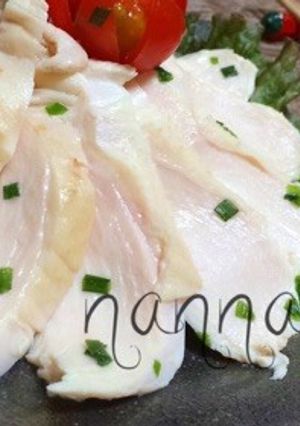 失敗なし!塩と熱湯だけの炊飯器鶏♡-レシピのメイン写真