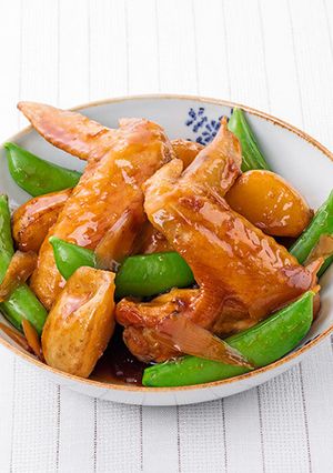 鶏手羽先とじゃがいもの甘辛てり煮-レシピのメイン写真