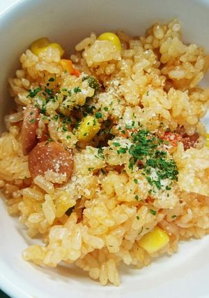 簡単！ウインナーケチャップライス-レシピのメイン写真