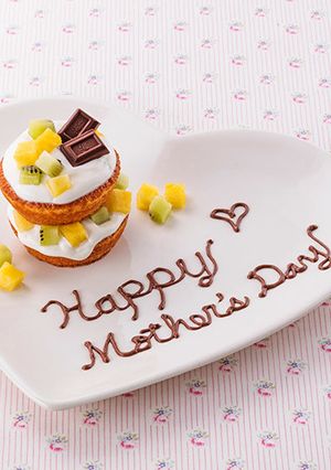チョコっとヨーグルトケーキプレート-レシピのメイン写真