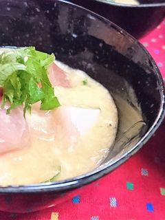 3分★簡単【ぶりの刺身の大葉とろろ和え】-レシピのメイン写真