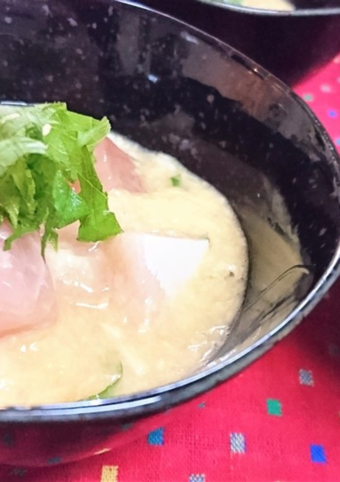 3分★簡単【ぶりの刺身の大葉とろろ和え】-レシピのメイン写真
