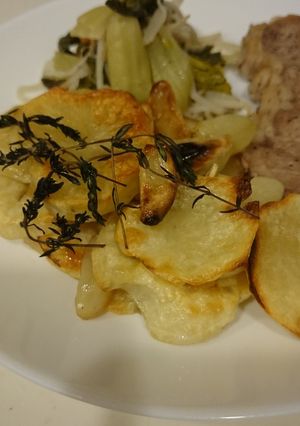 付け合わせに！ポテトガーリック焼き-レシピのメイン写真