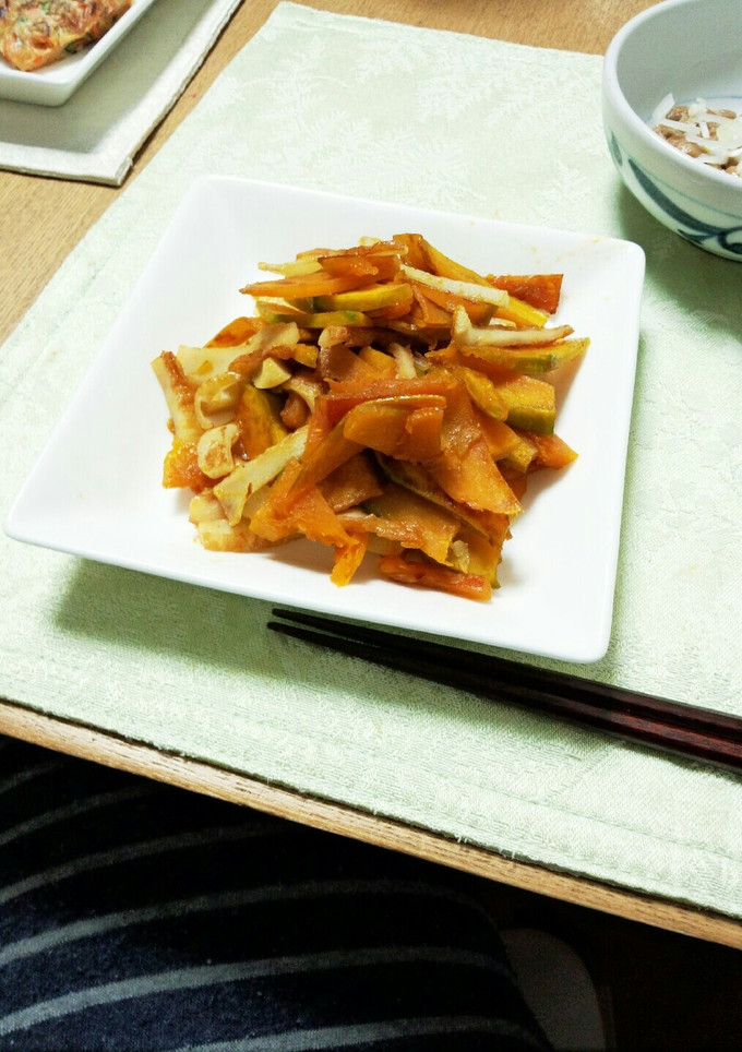 かぼちゃとちくわのきんぴら-レシピのメイン写真