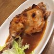 骨付チキンのグリル照り焼き