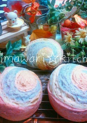 パステルカラーパン-レシピのメイン写真