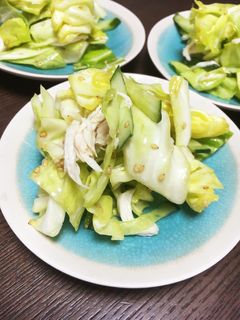 キャベツとササミのサラダ-レシピのメイン写真