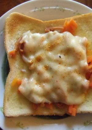 イカにんじんトースト-レシピのメイン写真
