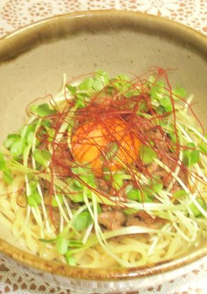 かんたんまぜそば-レシピのメイン写真