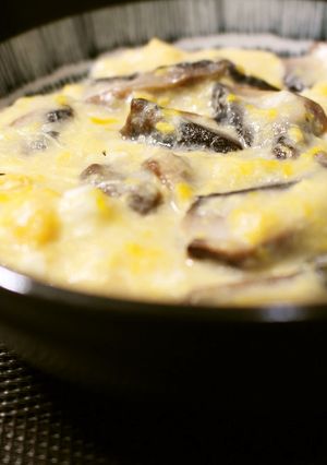 クリーミィーで美味しい椎茸の卵とじ飛鳥煮-レシピのメイン写真