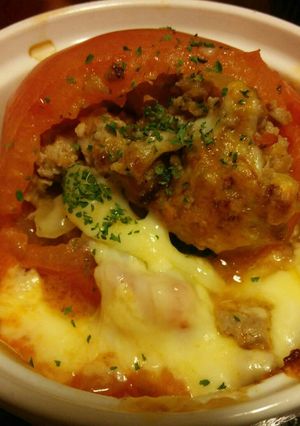 硬めのトマトならトマトのグラタン~♪-レシピのメイン写真