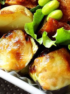 茄子のチーズ焼き☆お弁当おかず-レシピのメイン写真