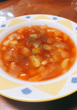 野菜ゴロゴロほっかほっかトマトスープ-レシピのメイン写真