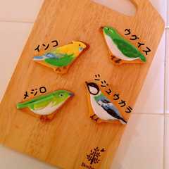 รูปของ 小鳥のアイシングクッキー