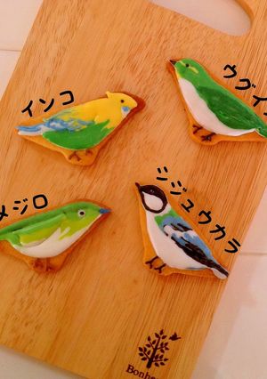 小鳥のアイシングクッキー-レシピのメイン写真