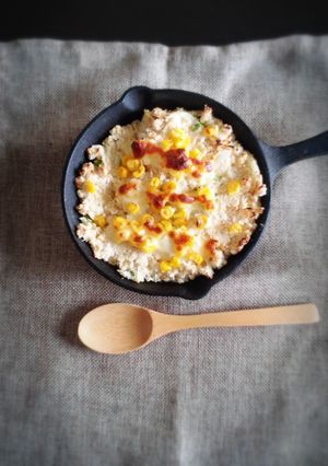 我が家の定番。コクうま味噌おからグラタン-レシピのメイン写真