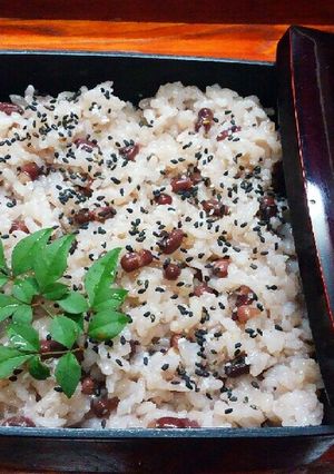 お赤飯の素で簡単!お赤飯-レシピのメイン写真