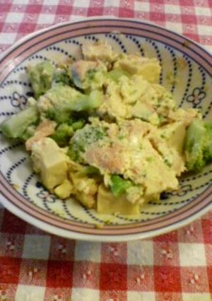アスパラと高野豆腐のふんわり卵とじ☆-レシピのメイン写真