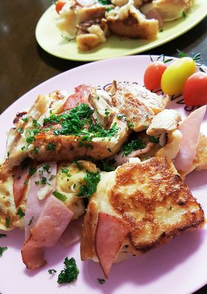 朝食～ハムとチーズのフレンチトースト-レシピのメイン写真