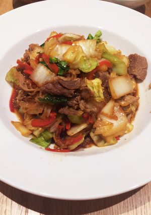 ご飯がすすむ牛コマと白菜の炒め煮-レシピのメイン写真