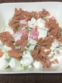 はんぺんカイワレサラダ-レシピのメイン写真