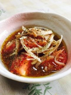 塩麹トマトオニオンマリネ-レシピのメイン写真