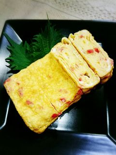 だし巻き玉子~刻み紅しょうが~-レシピのメイン写真