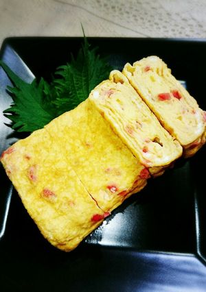 だし巻き玉子~刻み紅しょうが~-レシピのメイン写真