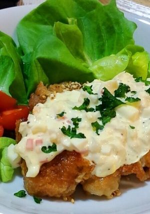 柔らかチキン南蛮にたっぷりタルタルソース-レシピのメイン写真
