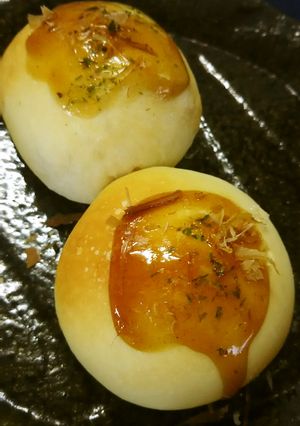 朝ごはんおやつに♪ちくわでたこ焼き風パン-レシピのメイン写真