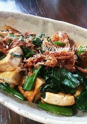 超簡単!豆腐とネギのサッと炒め♪-レシピのメイン写真