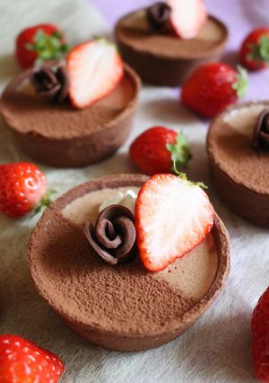 材料３つ、超簡単、失敗なしチョコムース♪-レシピのメイン写真