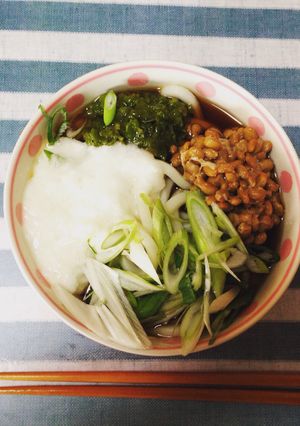三色ネバネバうどん♪-レシピのメイン写真