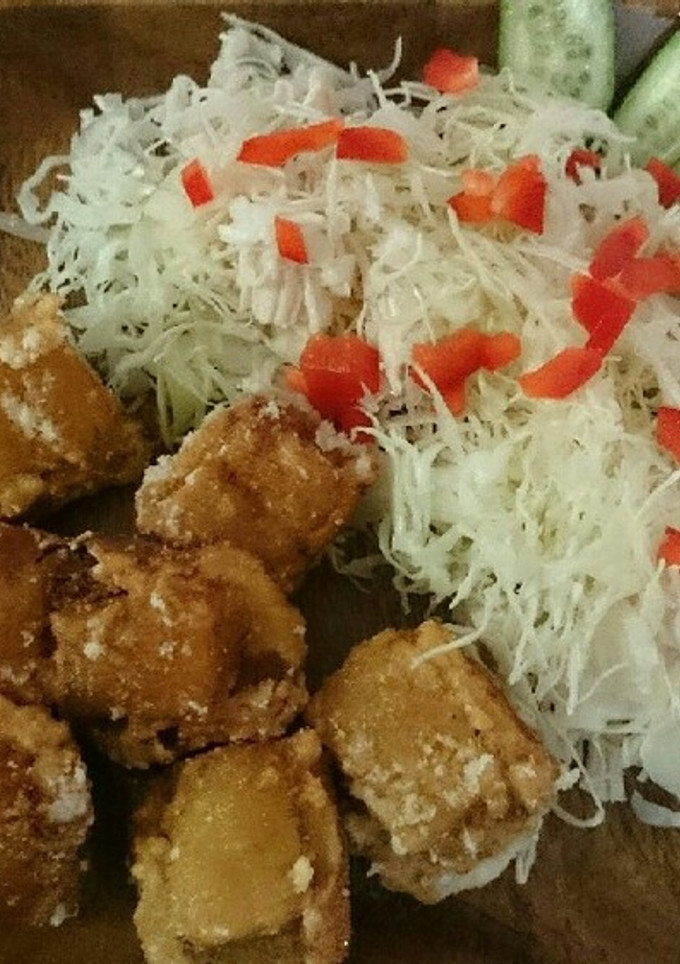 高野豆腐とちくわの竜田揚げ-レシピのメイン写真