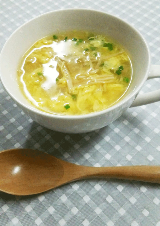 きのこと卵の中華風スープ-レシピのメイン写真