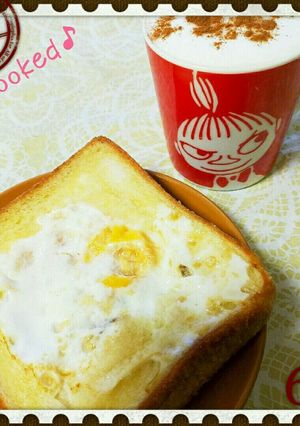 エッグチーズトースト♪-レシピのメイン写真