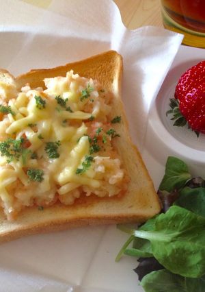 道産ホクホクポテトのちーたらトースト-レシピのメイン写真