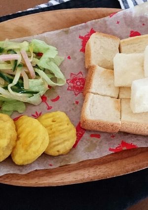 ココナッツオイルのハニートースト-レシピのメイン写真