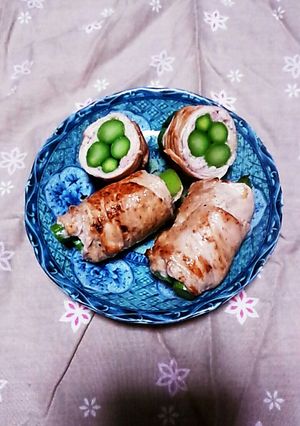 アスパラの豚肉巻 ごま風味-レシピのメイン写真