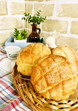 HBで簡単*サクふわ!なメロンパン*-レシピのメイン写真