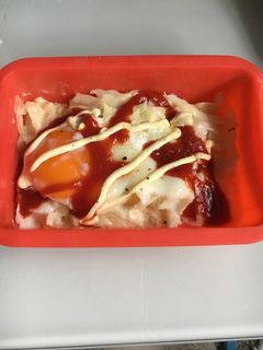 キャベツと半熟卵のチーズ蒸し-レシピのメイン写真