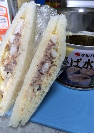 サバサラ サンドイッチ-レシピのメイン写真