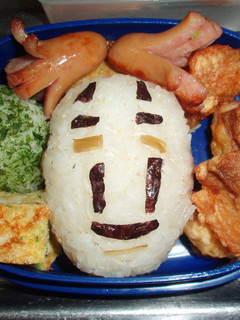 カオナシ弁当【キャラ弁】ニガ団子付き-レシピのメイン写真