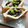 時鮭・ひじき・枝豆のポケットサンド