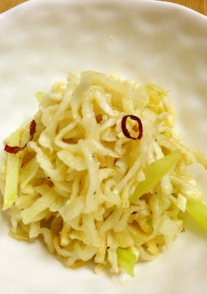 セロリと切干大根のペペロンチーノ-レシピのメイン写真