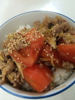 ☆簡単★豚トマ丼‼︎‼︎-レシピのメイン写真